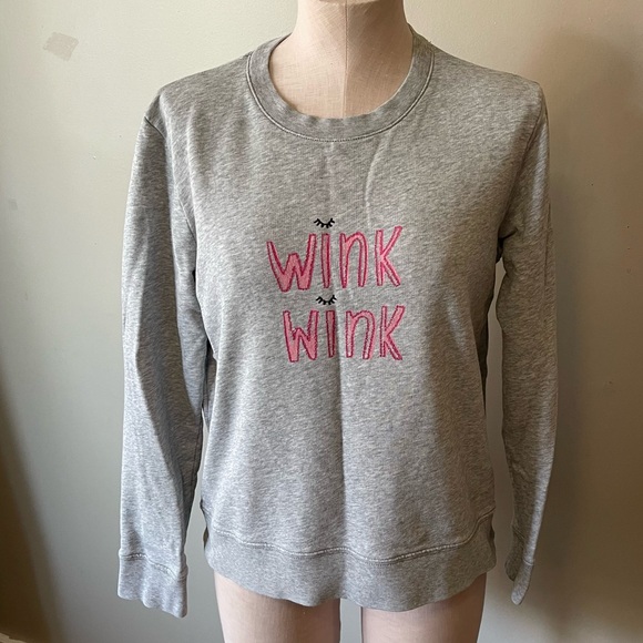 KATE SPADE Wink Wink Sweatshirt Grey - Picture 2 of 8